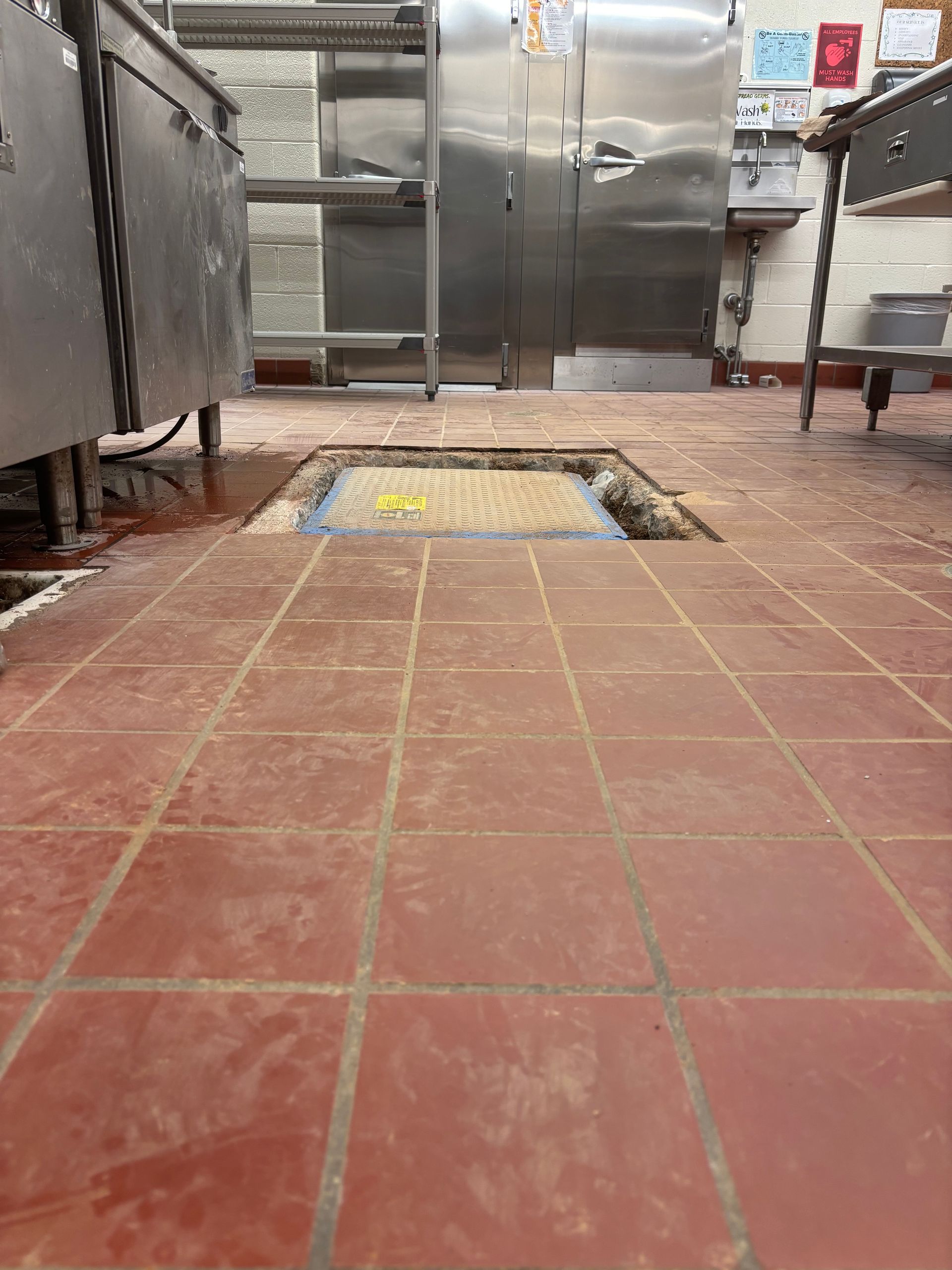 grease trap before and after from John Kline Septic