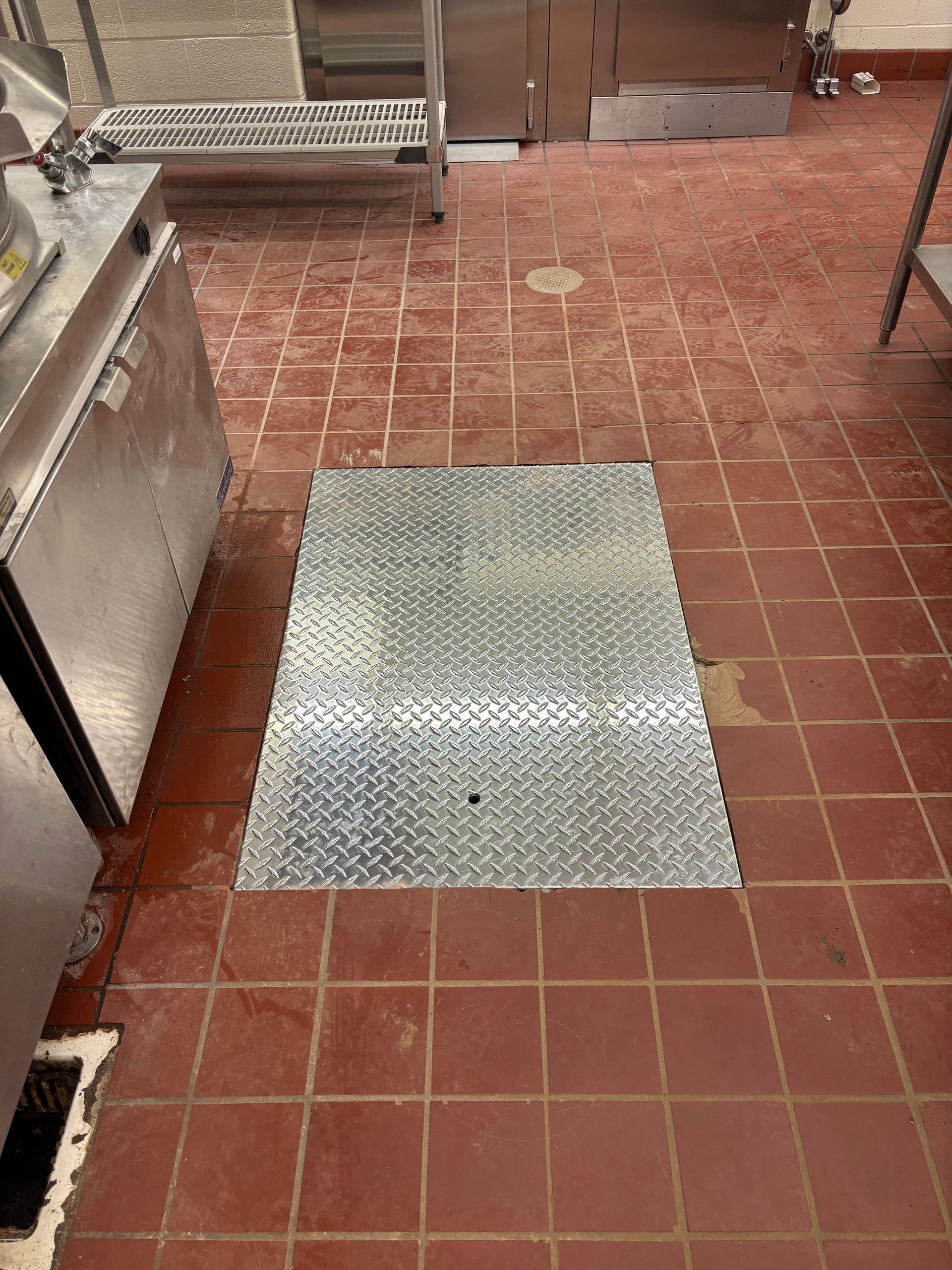 after - new grease trap install
