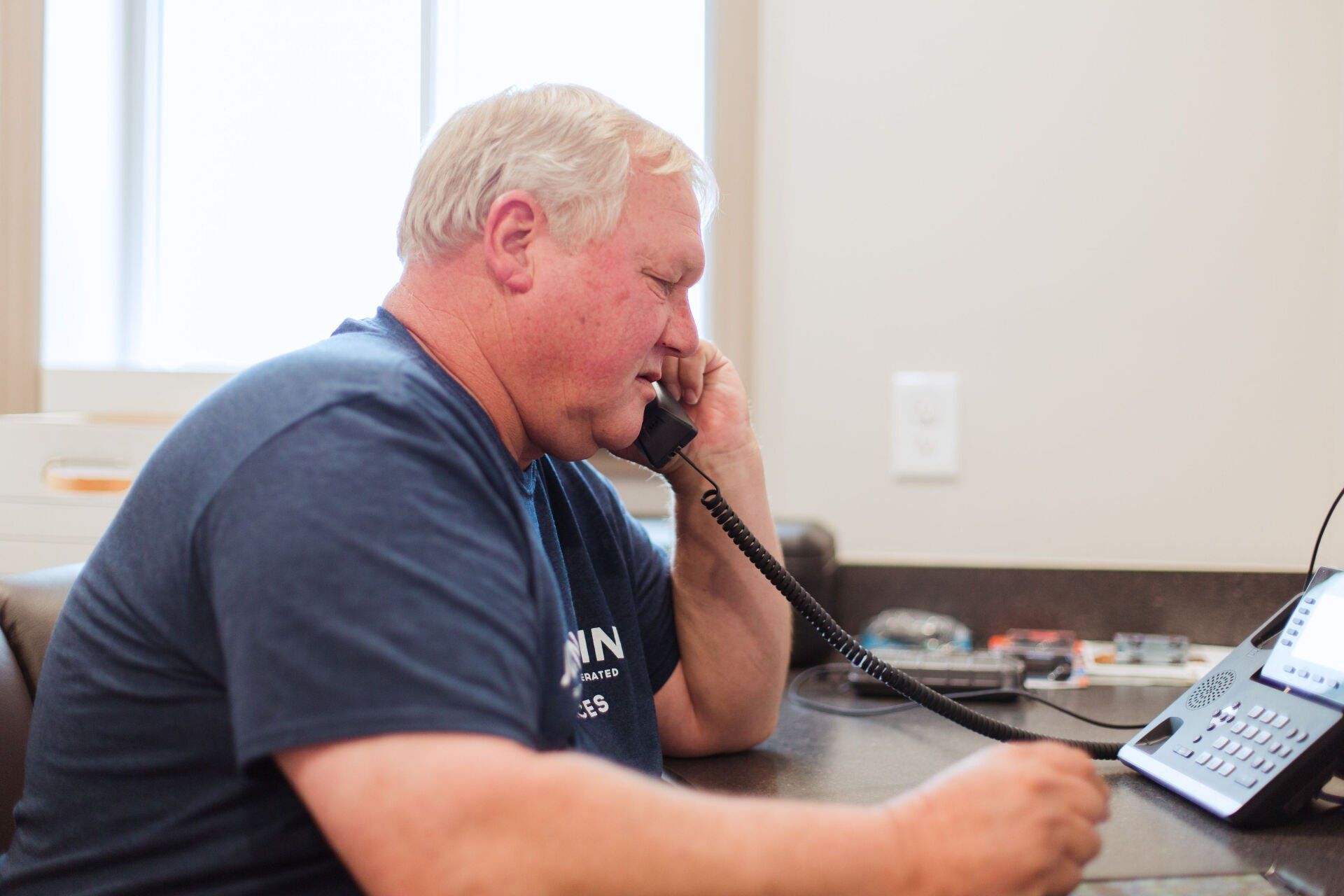 John Kline Owner of Lancaster PA Septic Company Dispatching Calls