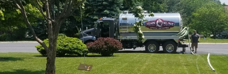 Septic Pump Truck during Hydraulic Load Test