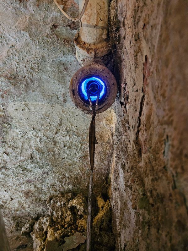 trenchless sewer line repair with UV Light