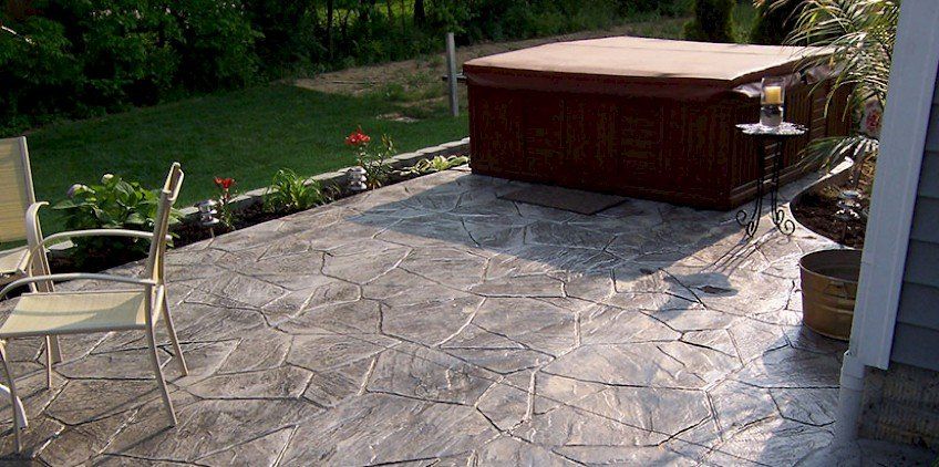 Stunning And Affordable Stamped Concrete Patio Columbus Ohio