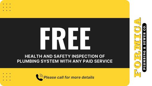 Free Health and Safety Inspection of Plumbing System