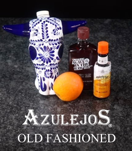 Trophy Head Tequila Azulejos Old Fashion