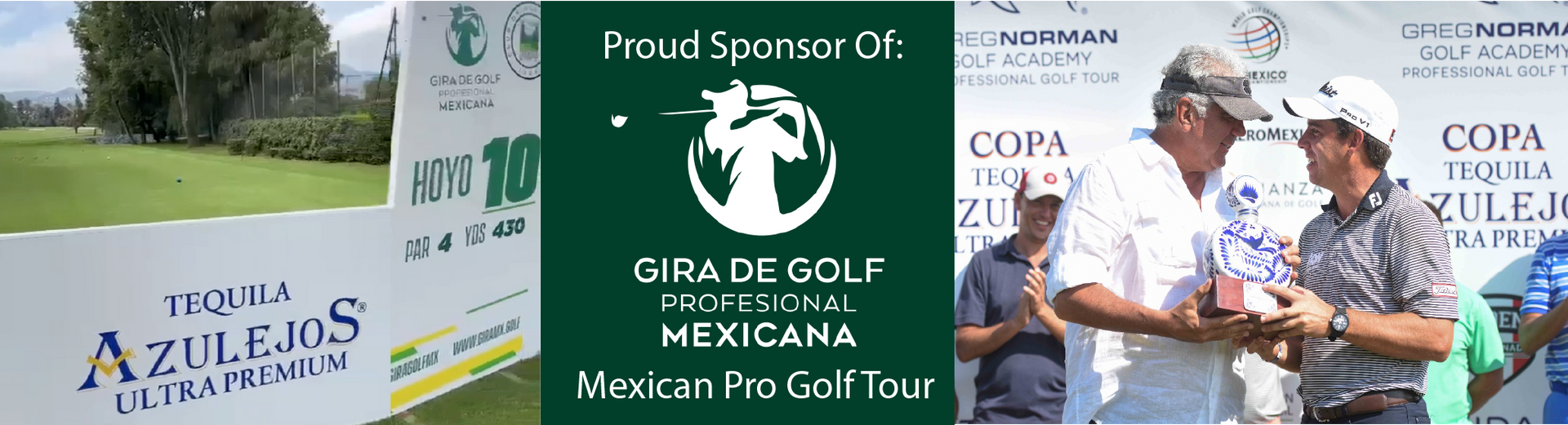 Mexican PGA Tour Tequila Azulejos Official Sponsor