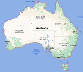 Map of Australia