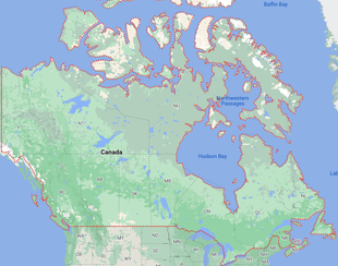 Map of Canada