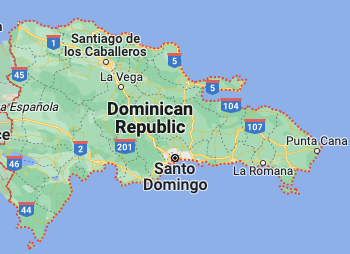 Map of Dominican Republic