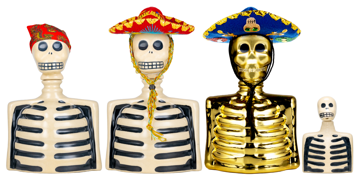 Skelly Tequila Family of Bottles