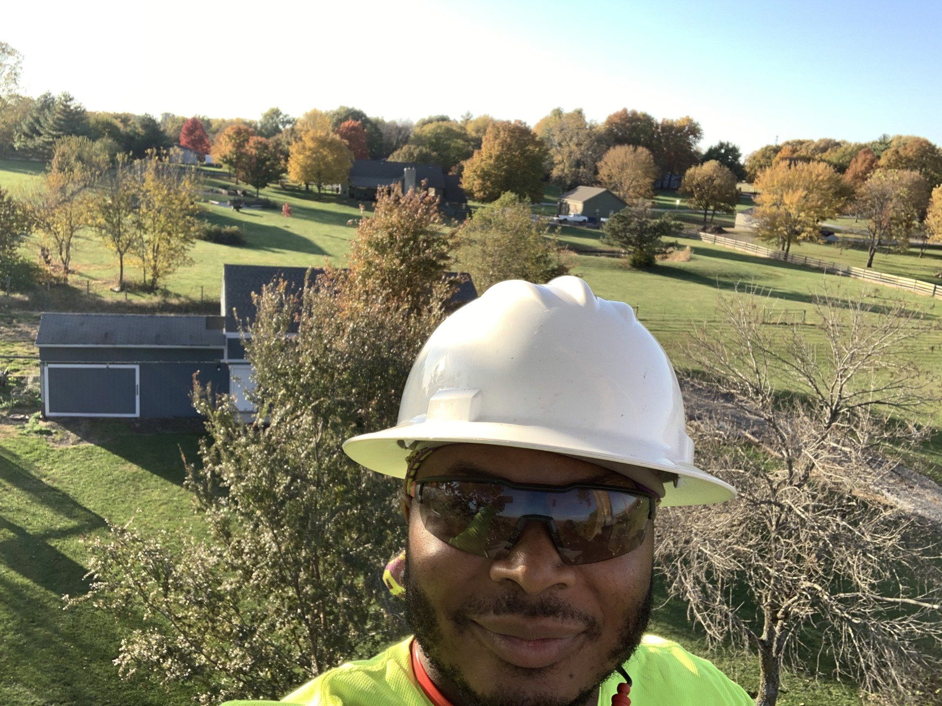 Man Cutting A Tree — Kansas City, MO — Jay's Pro Arborist Care LLC
