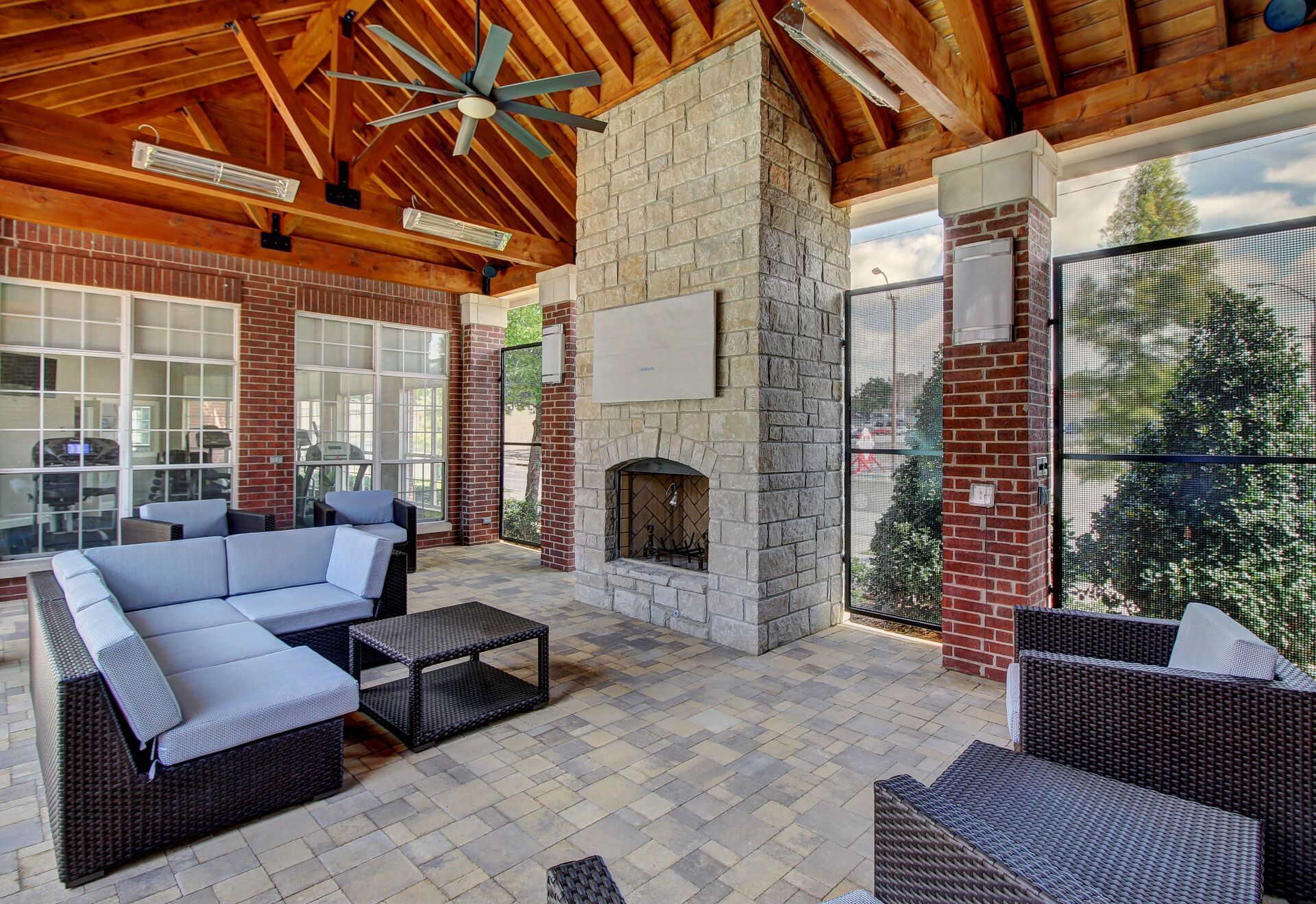 interior shot of clubhouse