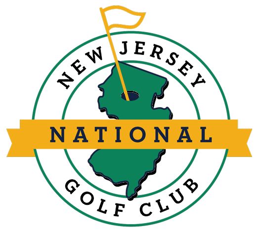 A logo for the new jersey national golf club