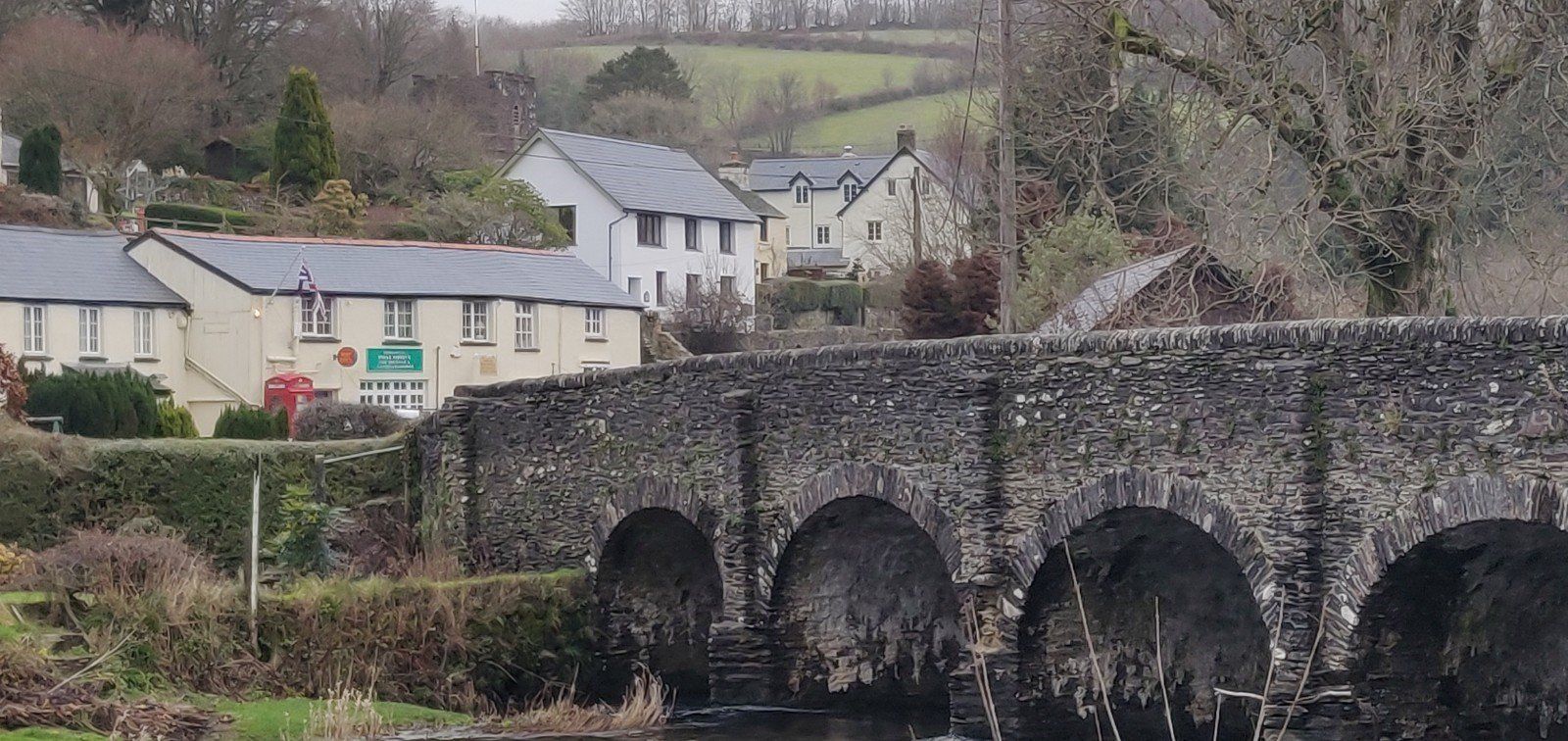 View of The Old Chapel from Withypool Bridge