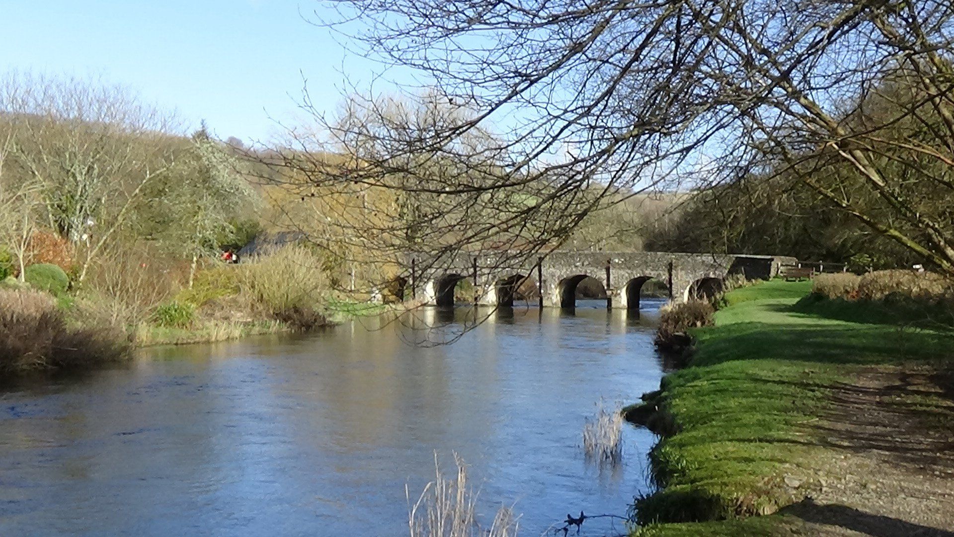 River Barle and the six arched bridge