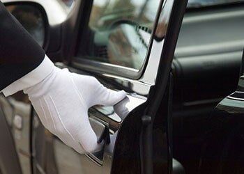 Luxury Limo — Opening Car Door in Hampton, VA