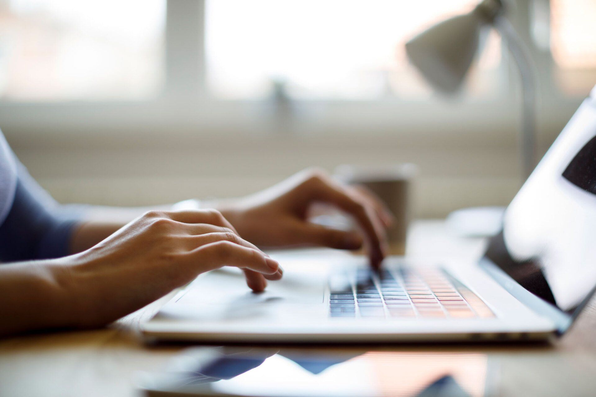 Photo of someone typing - Click to view Owner Portal