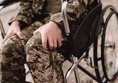 Veteran in wheelchair returned from army — Veterans disability in Albany, GA