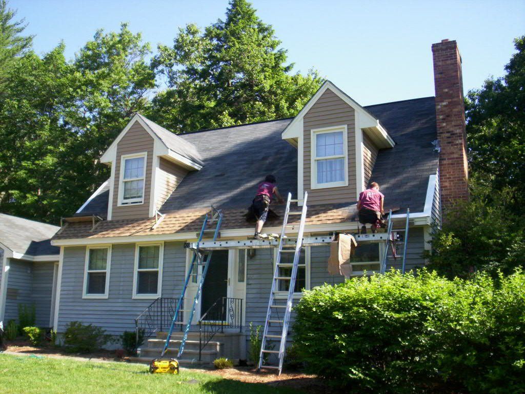 Working on a Roof - Merrimack, NH