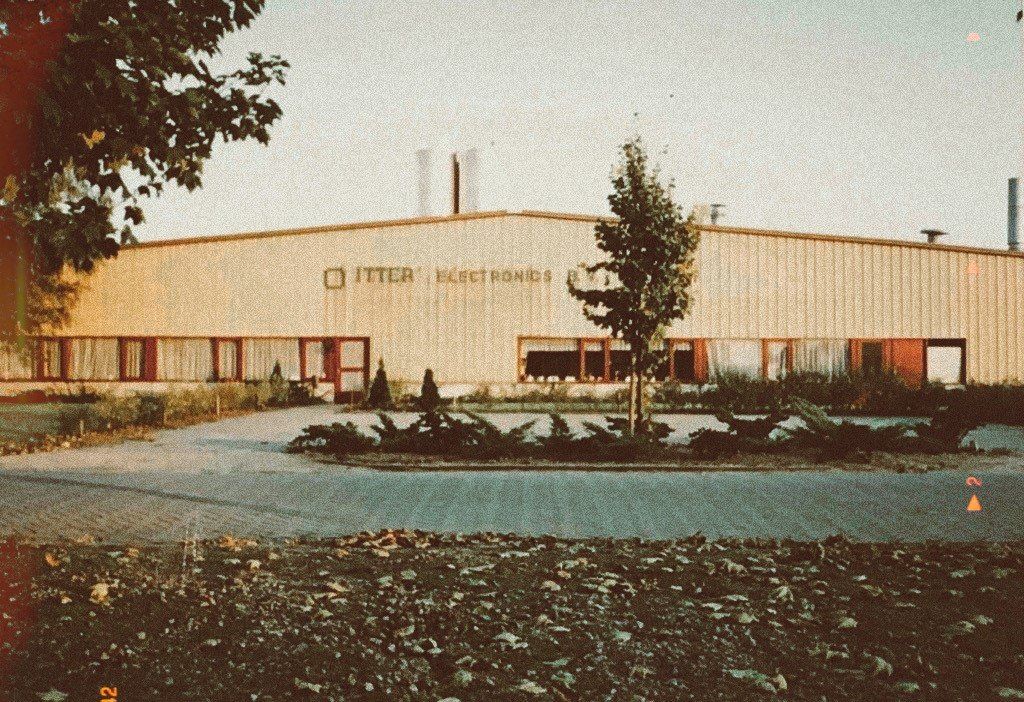 Een oude foto van Itter, het oude bedrijfspand waar RUIM nu gevestigd is.
