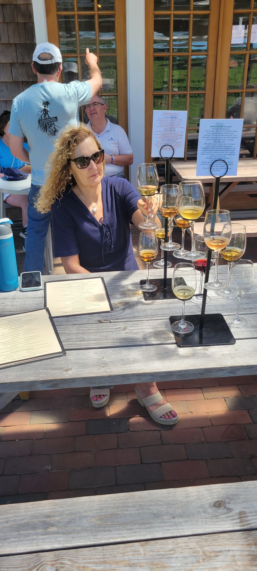 Channing Daughters Summer Patio Wine Tasting Presentation