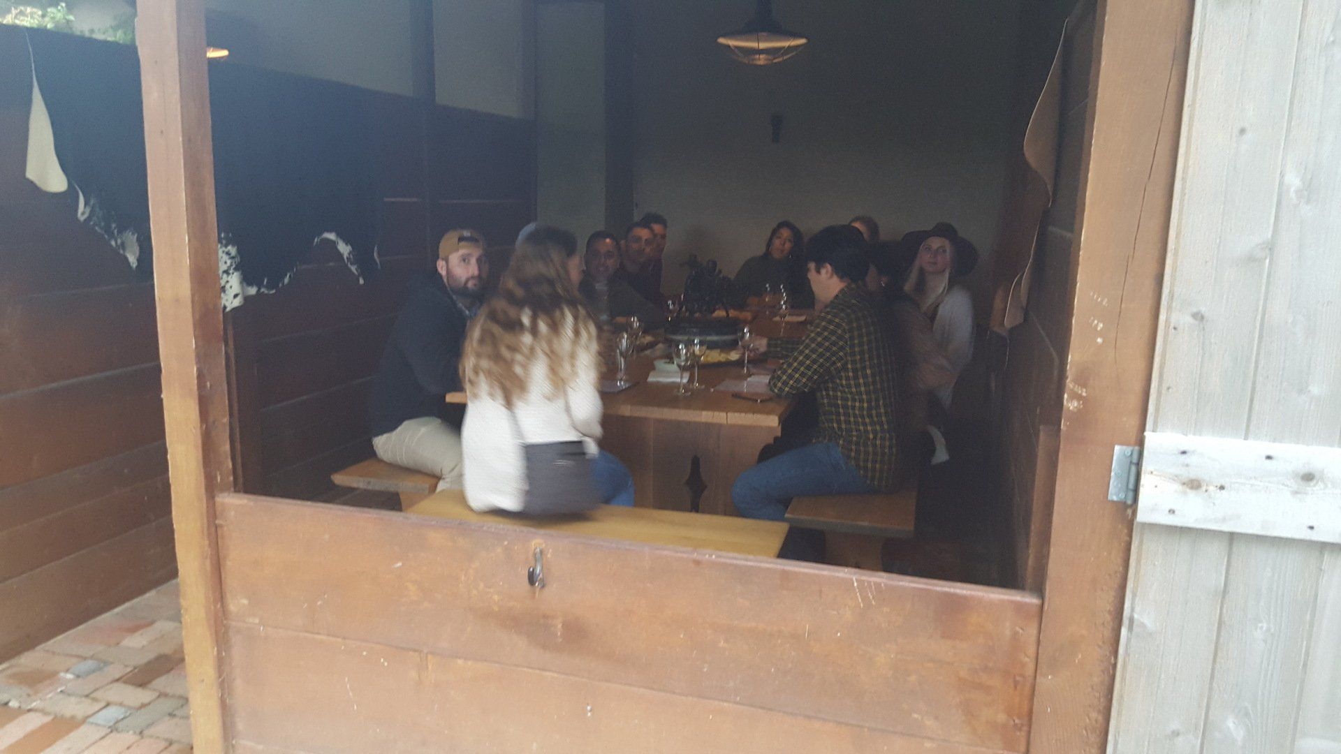 McCall Vineyard outdoor uncovered Picnic Tables