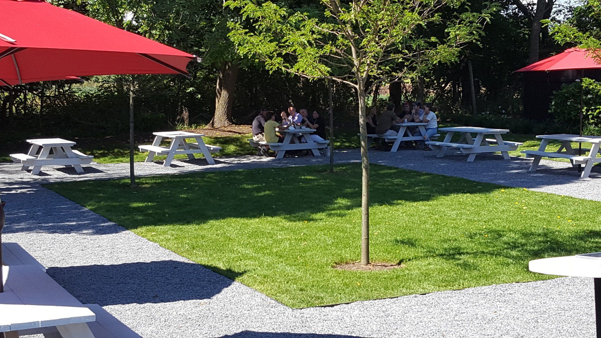 North Fork Table and Inn's Backyard Food truck seating