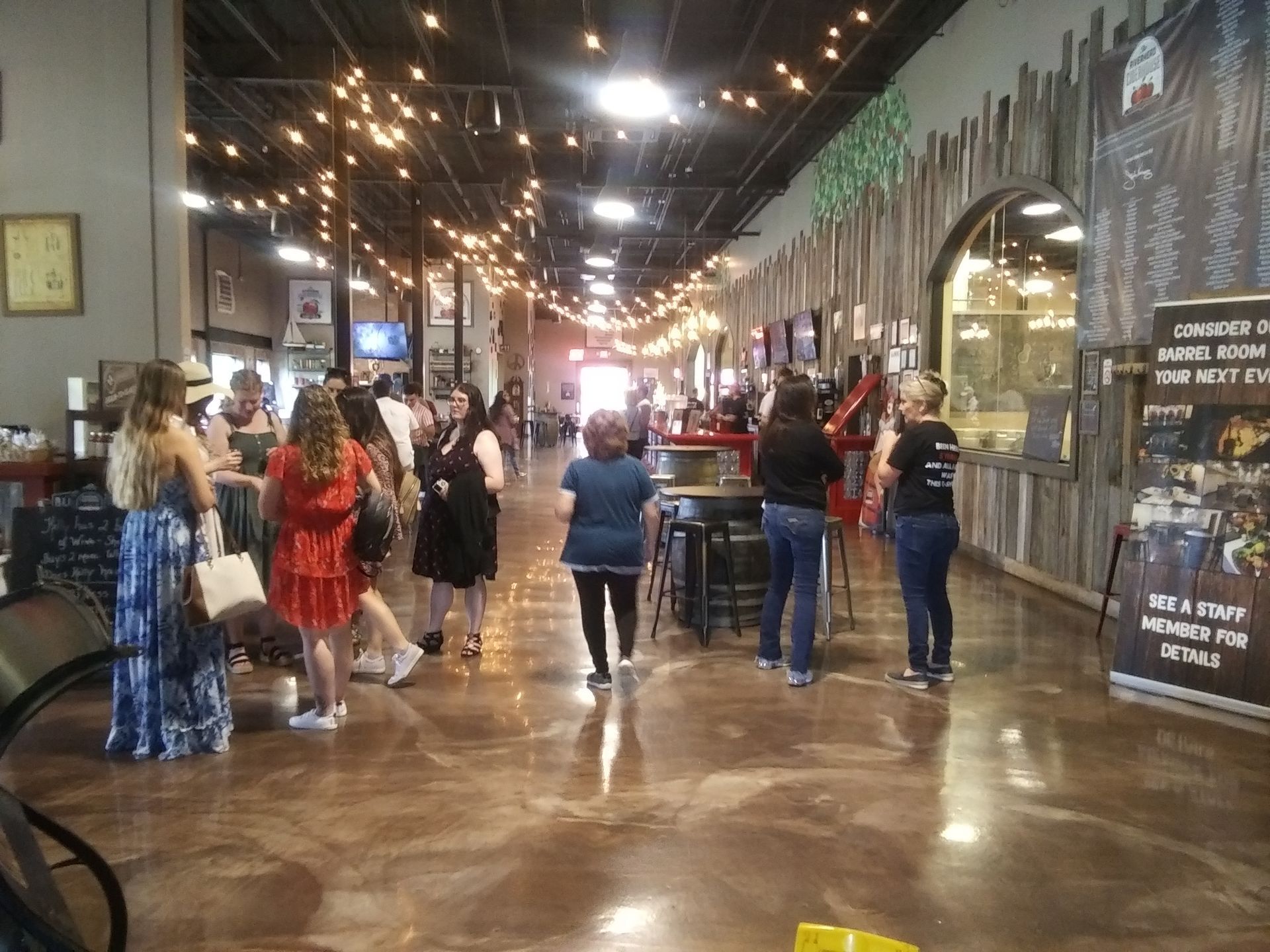 Riverhead Cider for Beer and Cider Pours and some options for wine. Large Indoor area with small Restaurant at the beginning of the North Fork Wine Trail