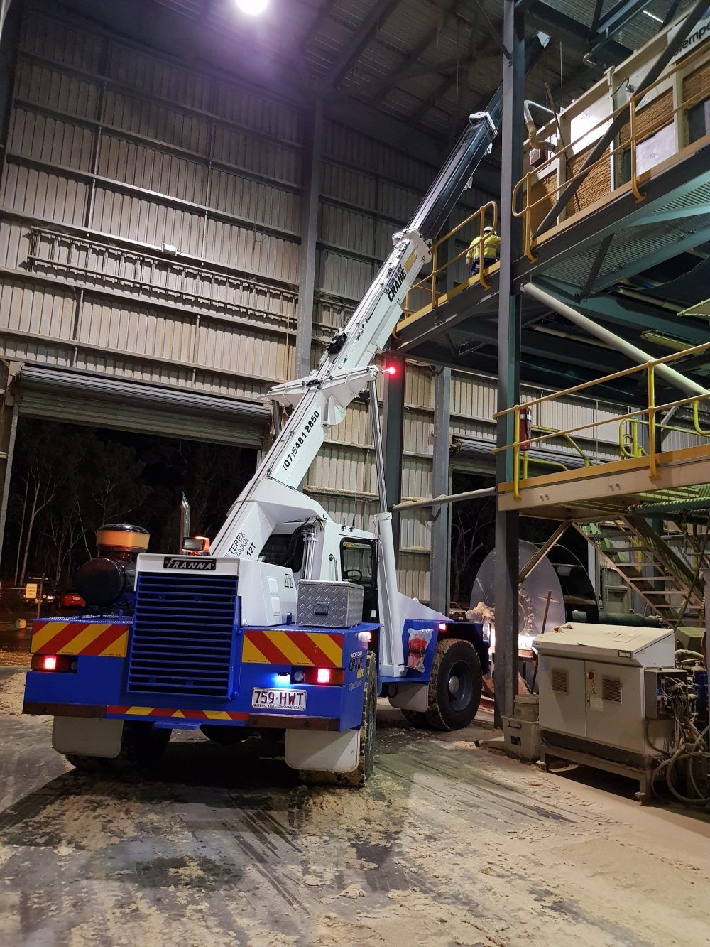 12 Tonne Franna Mobile Cranes — Pialba, QLD — Wide Bay Crane Hire