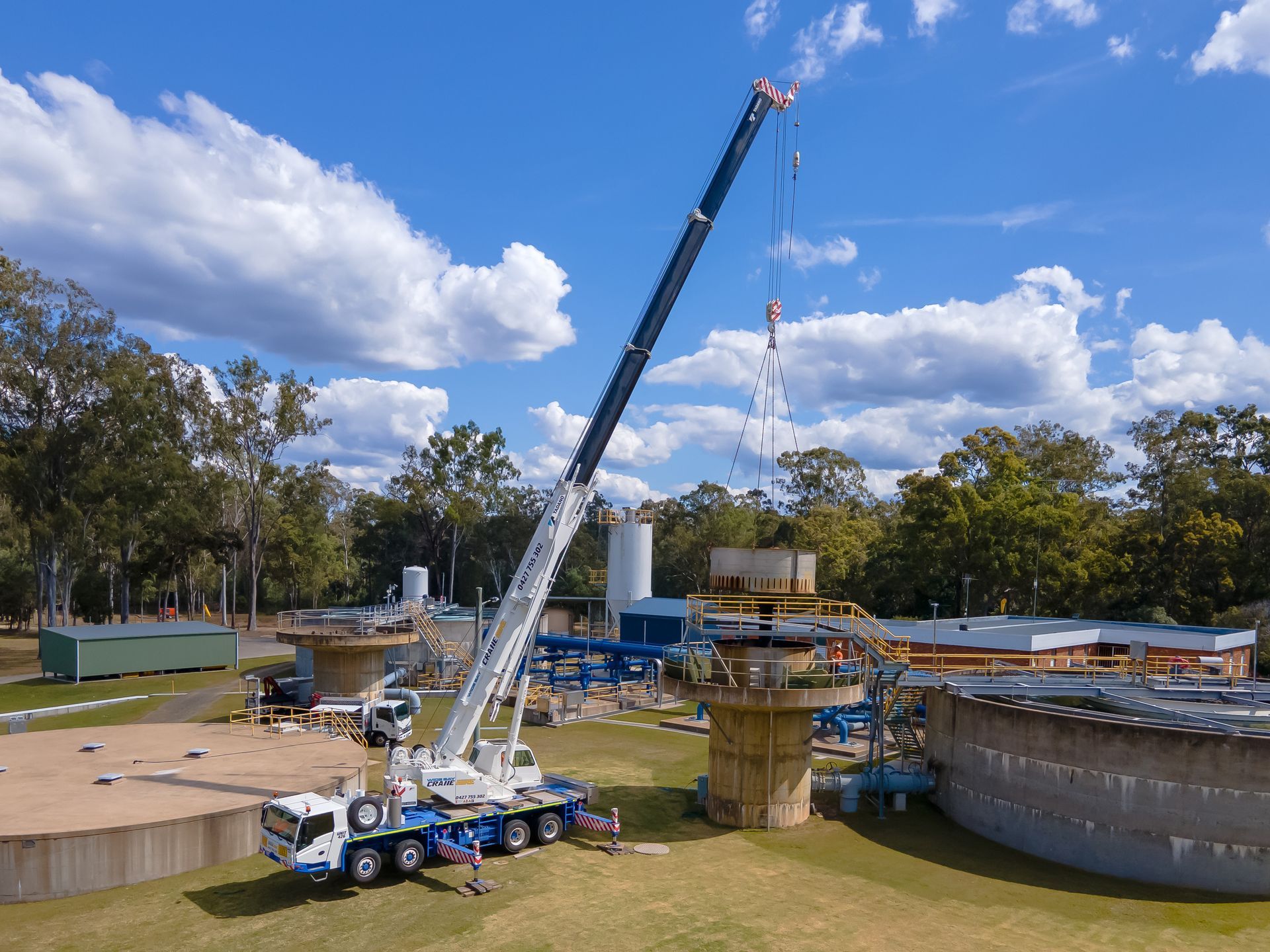 60 Tonne Tadano Crane — Pialba, QLD — Wide Bay Crane Hire