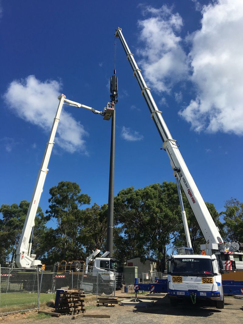 EWP's To 46 Metres with Rotator — Pialba, QLD — Wide Bay Crane Hire