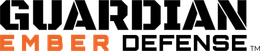 Guardian ember defense logo on a white background