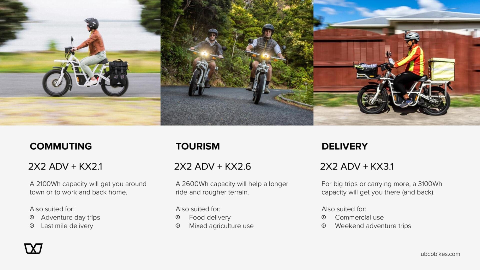 Three people are riding motorcycles on a road.