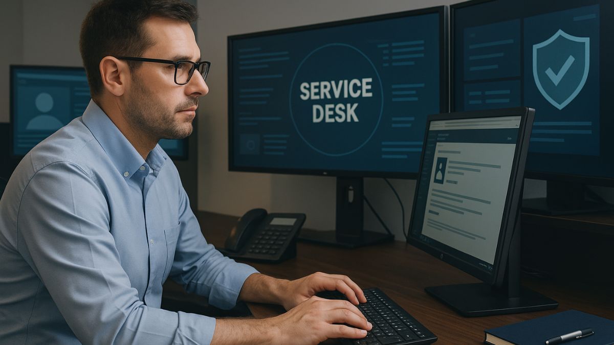 Service desk com a Lenanzo Tech