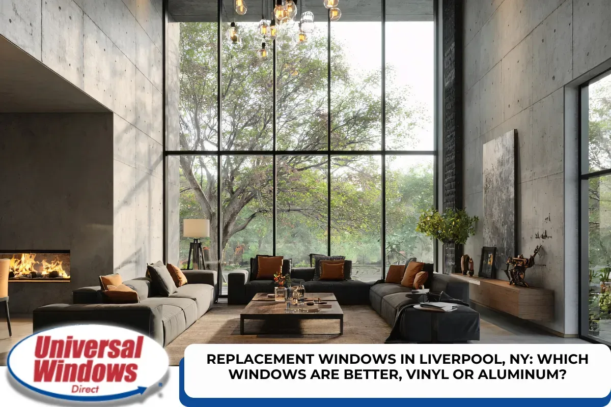 Replacement Windows in Liverpool, NY: Which Windows Are Better, Vinyl or Aluminum?