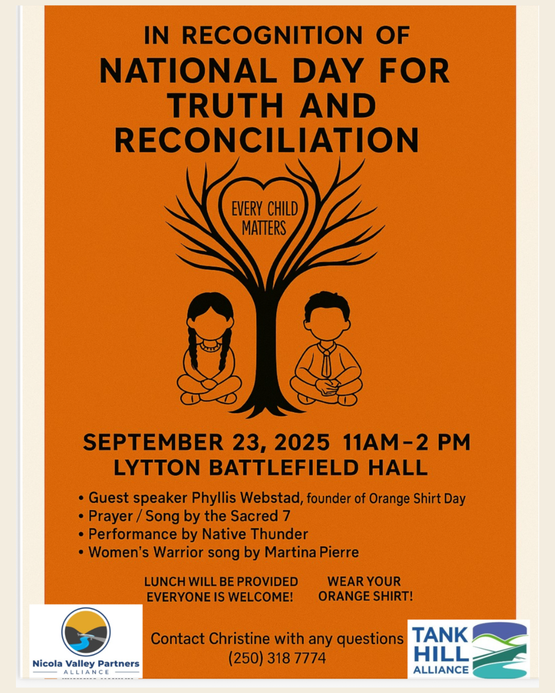 Truth and Reconciliation Day Flyer