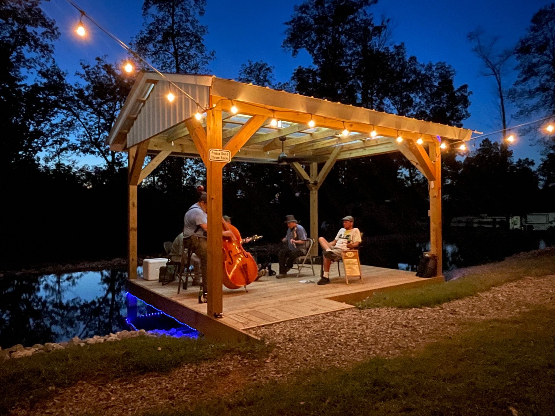 Dock over the Koi Pond