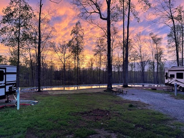 Sunset at Red Couch Resort Camp B