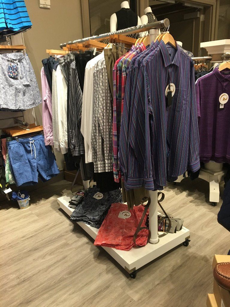 BALLET BAR clothing display by Bauer International