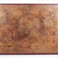 Serengeti Map Cocktail Table