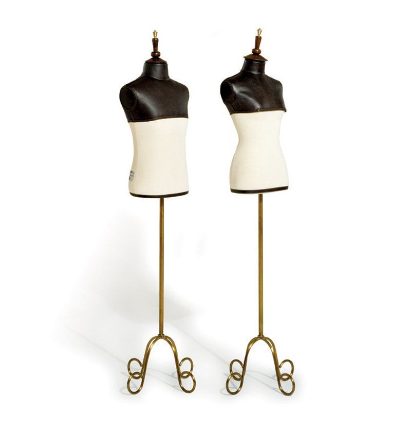 Mannequin with Leather Accents