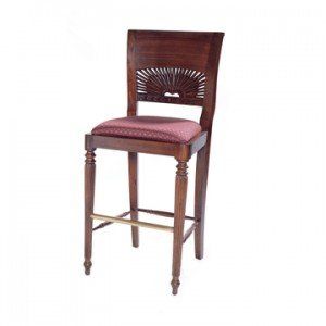 Mata Hari Side Barstool - Upholstered