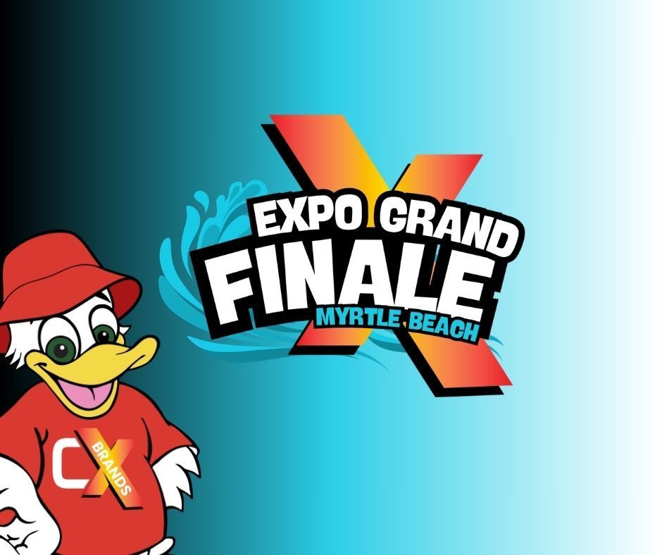 A poster for expo grand finale myrtle beach