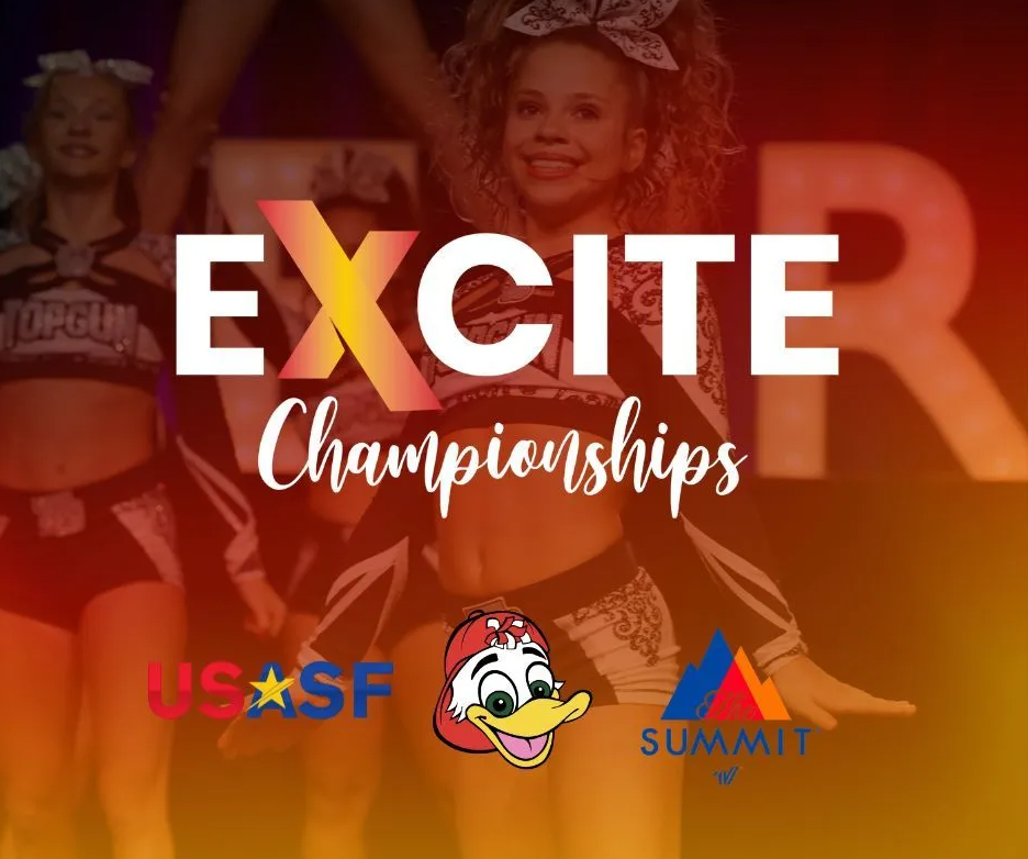 Cheer x is sponsored by us sf and summit