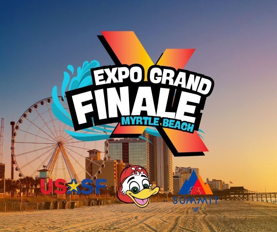 A poster for expo grand finale myrtle beach