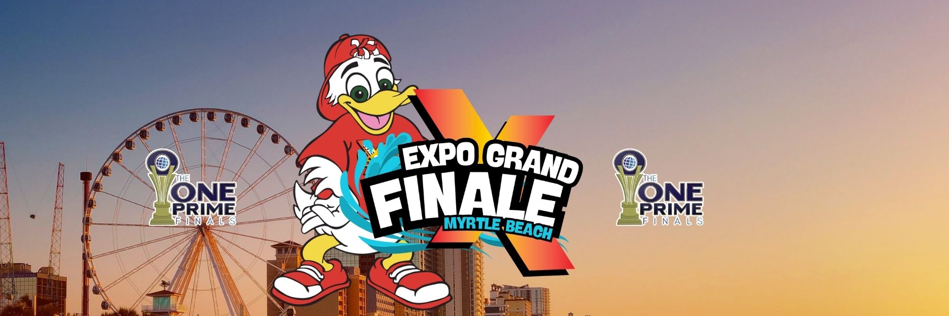 A poster for expo grand finale myrtle beach