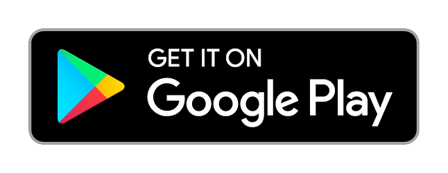 Get it on Google Play button. Black background, white text and Google Play logo.
