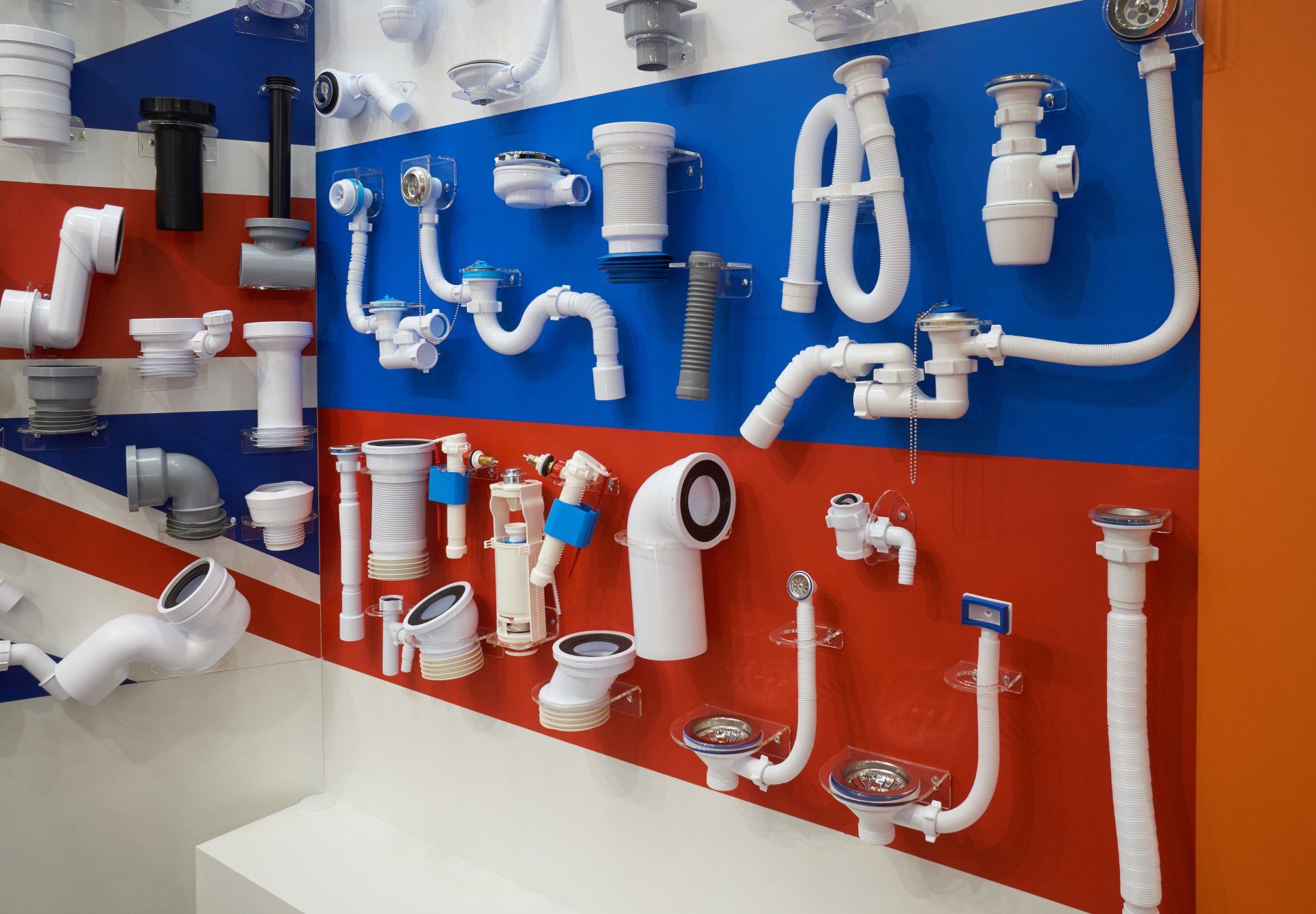 Plastic Plumbing Pipes and Fittings — Plumbers in Emerald, QLD