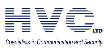 the logo for hvc ltd is a specialist in communication and security .