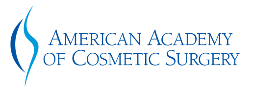 The logo for the american academy of cosmetic surgery