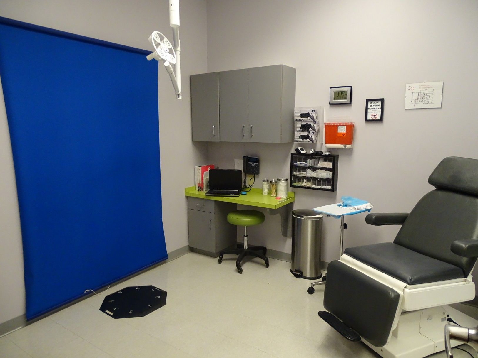 exam room at The Cosmetic Concierge